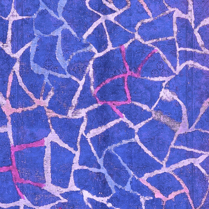 Machine Washable Abstract Purple Modern Area Rugs, wshabs549pur