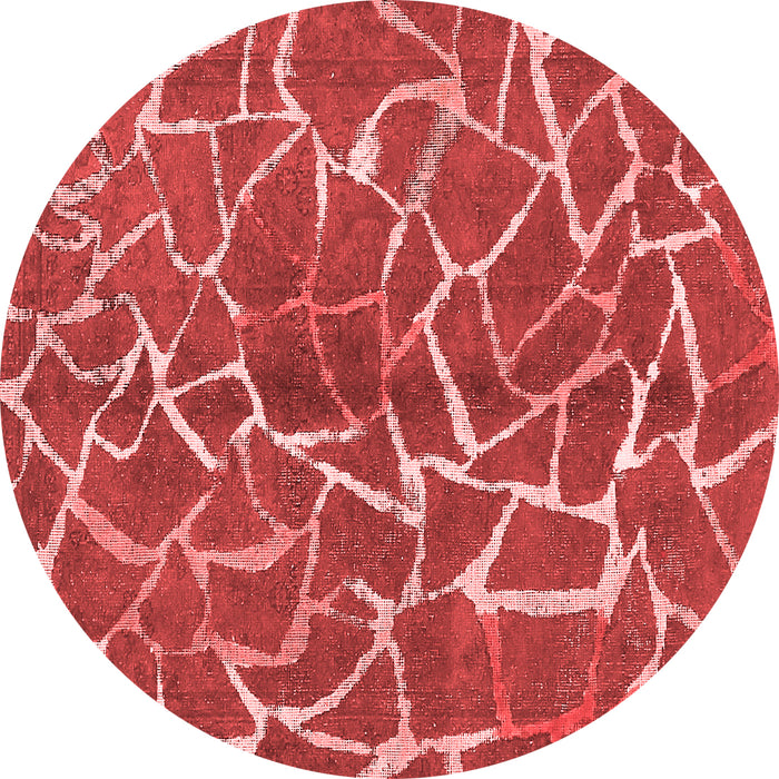 Machine Washable Abstract Red Modern Rug, wshabs549red