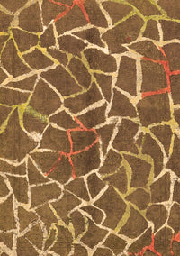 Abstract Orange Modern Rug, abs549org