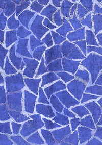 Abstract Blue Modern Rug, abs549blu