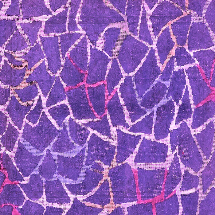 Square Machine Washable Abstract Pink Modern Rug, wshabs549pnk