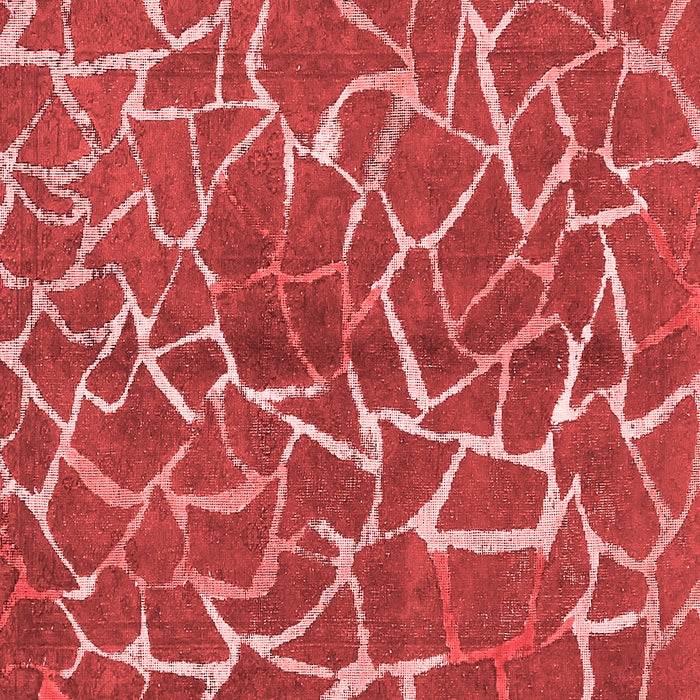 Machine Washable Abstract Red Modern Rug, wshabs549red