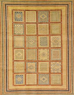 Abstract Sedona Brown Modern Rug, abs54