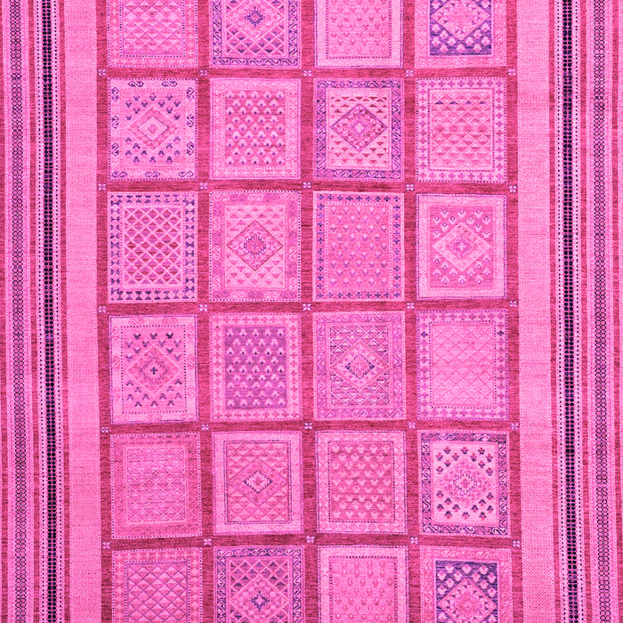 Machine Washable Abstract Pink Modern Rug, wshabs54pnk