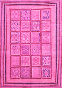 Abstract Pink Modern Rug, abs54pnk