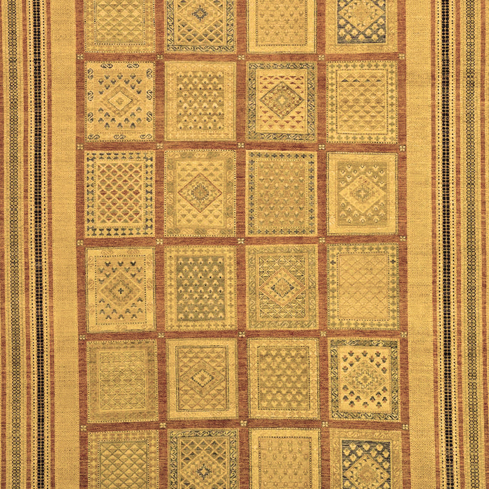 Abstract Brown Modern Rug, abs54brn