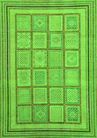 Abstract Green Modern Rug, abs54grn