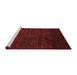 Modern Red Washable Rugs