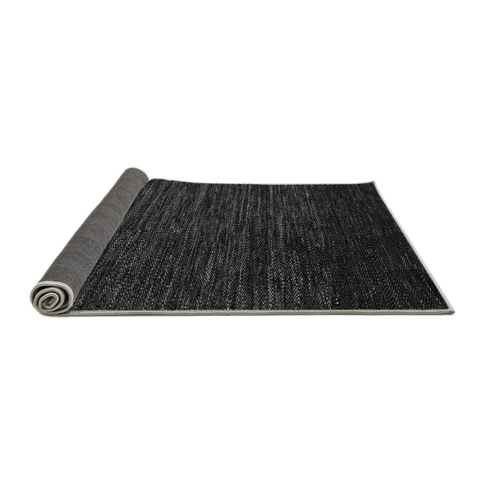Sideview of Abstract Gray Modern Rug, abs5500gry