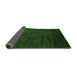 Sideview of Abstract Green Modern Rug, abs5500grn