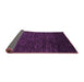 Sideview of Abstract Purple Modern Rug, abs5500pur