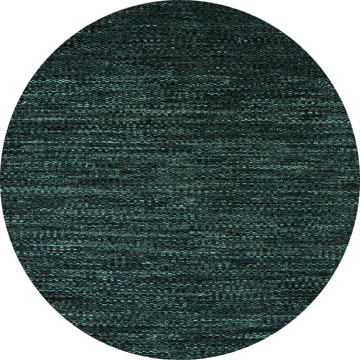 Round Abstract Light Blue Modern Rug, abs5500lblu