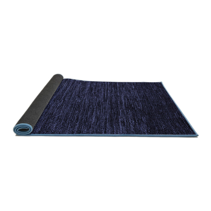 Sideview of Abstract Blue Modern Rug, abs5500blu