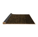 Sideview of Abstract Brown Modern Rug, abs5500brn