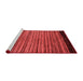 Modern Red Washable Rugs