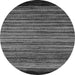 Round Abstract Gray Modern Rug, abs5501gry