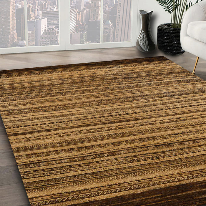 Machine Washable Abstract Red Brown Rug in a Family Room, wshabs5501