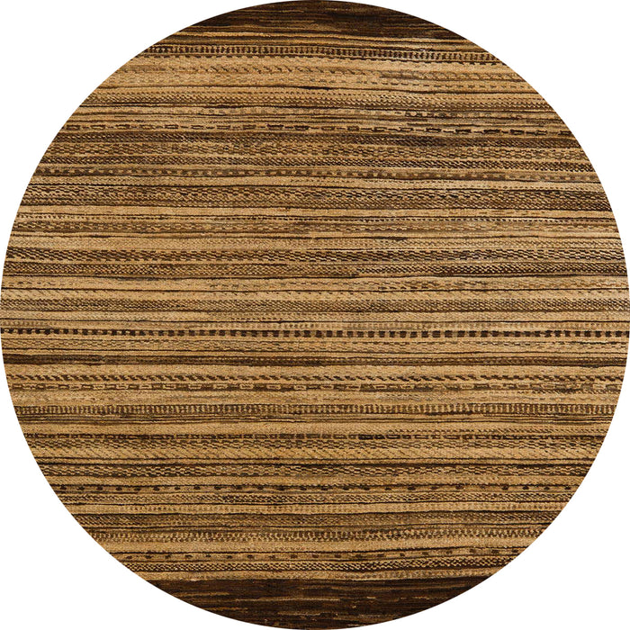 Round Machine Washable Abstract Red Brown Rug, wshabs5501