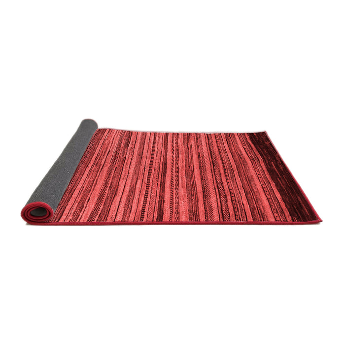 Abstract Red Modern Area Rugs