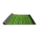 Sideview of Abstract Green Modern Rug, abs5501grn