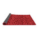 Abstract Red Modern Area Rugs