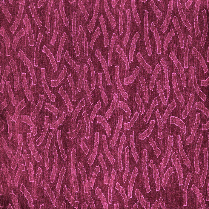 Square Machine Washable Abstract Purple Modern Area Rugs, wshabs5502pur