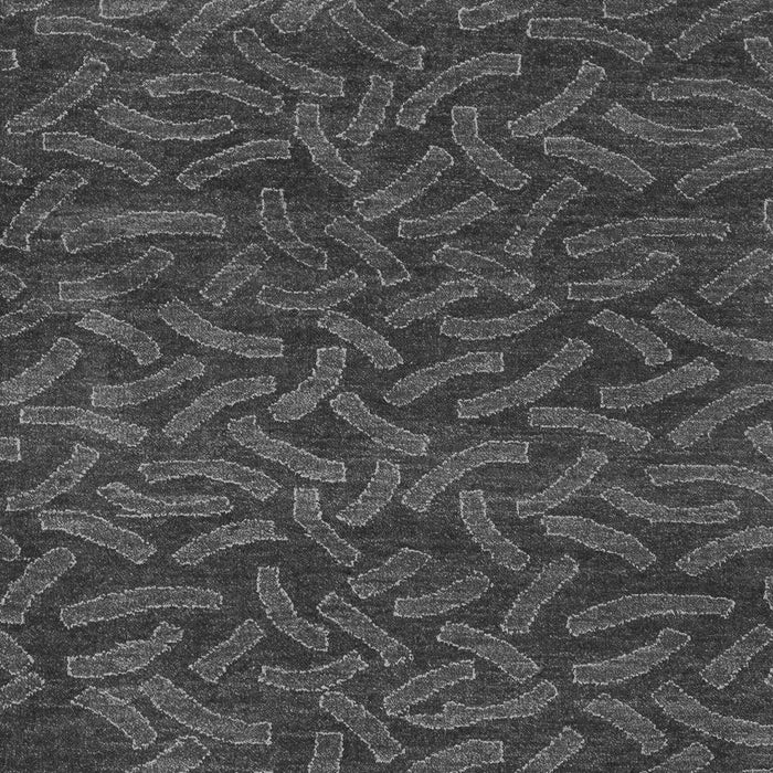 Machine Washable Abstract Gray Modern Rug, wshabs5502gry
