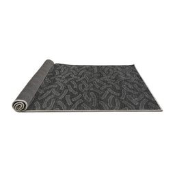 Sideview of Abstract Gray Modern Rug, abs5502gry