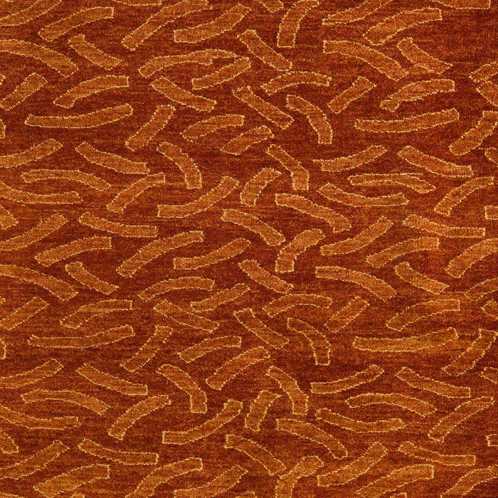 Machine Washable Abstract Red Rug, wshabs5502