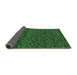 Sideview of Abstract Emerald Green Modern Rug, abs5502emgrn