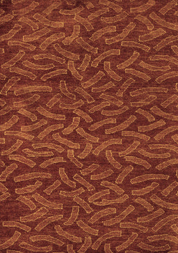 Abstract Brown Modern Rug, abs5502brn