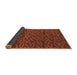 Sideview of Abstract Brown Modern Rug, abs5502brn