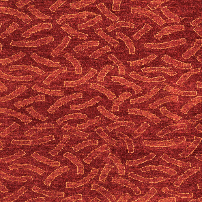 Abstract Orange Modern Rug, abs5502org