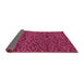 Sideview of Abstract Purple Modern Rug, abs5502pur