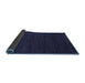 Sideview of Oriental Blue Modern Rug, abs5503blu