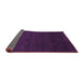 Sideview of Oriental Purple Modern Rug, abs5503pur