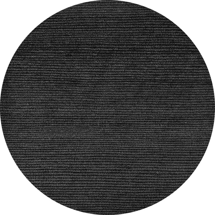 Round Machine Washable Oriental Gray Modern Rug, wshabs5503gry