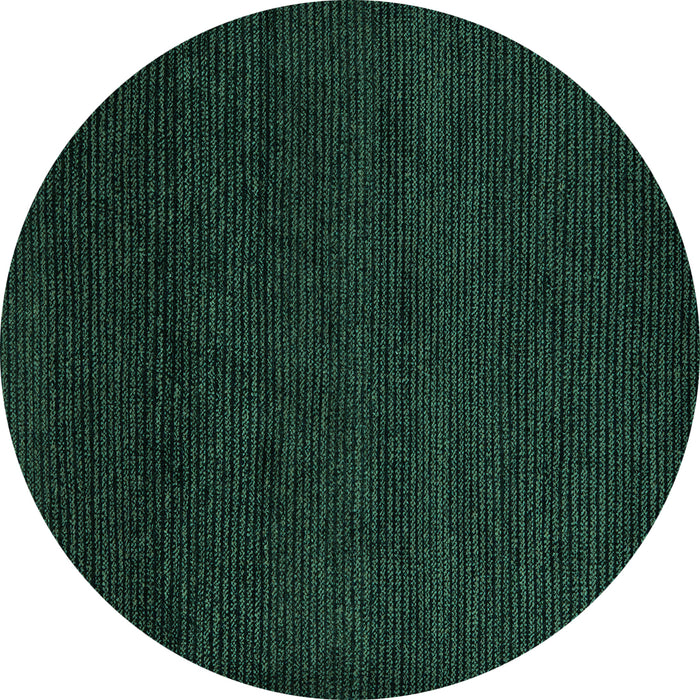 Round Oriental Turquoise Modern Rug, abs5503turq