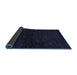 Sideview of Oriental Blue Modern Rug, abs5504blu