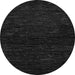 Round Machine Washable Oriental Gray Modern Rug, wshabs5504gry