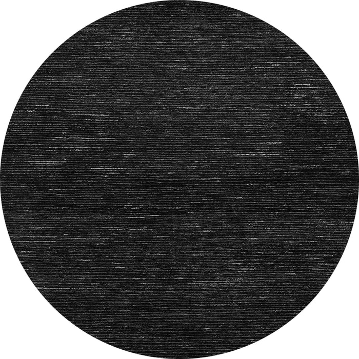 Round Oriental Gray Modern Rug, abs5504gry