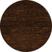 Round Oriental Orange Modern Rug, abs5504org