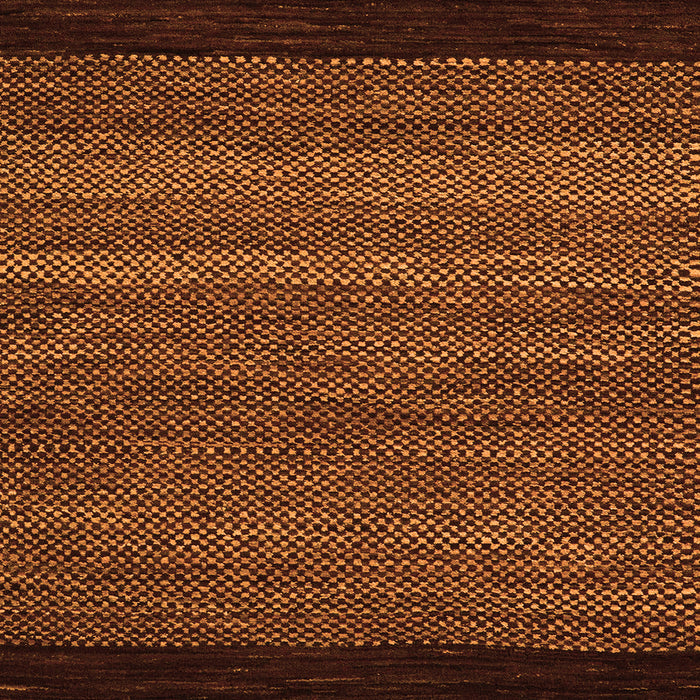 Square Machine Washable Oriental Orange Modern Area Rugs, wshabs5505org