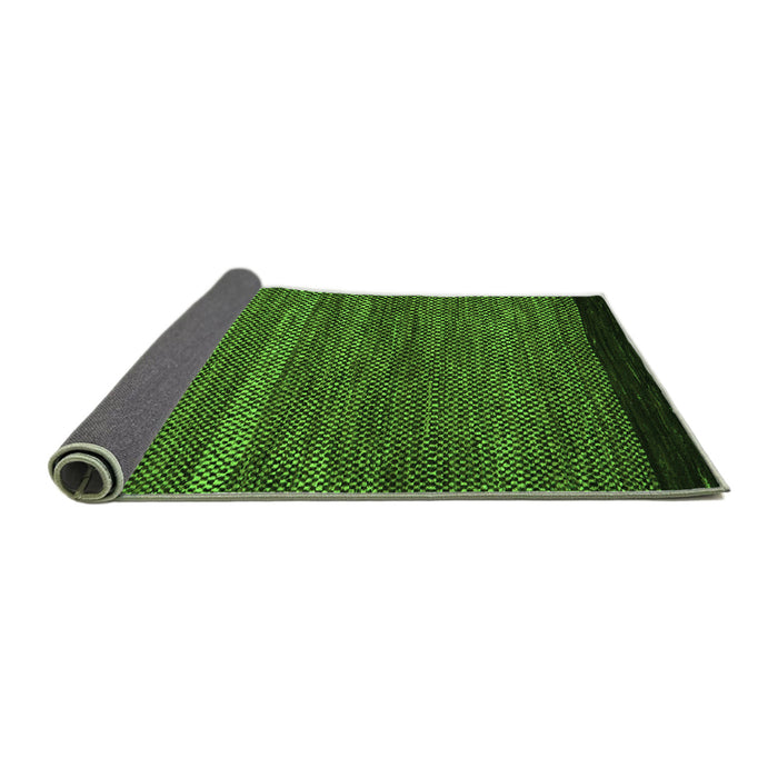 Sideview of Oriental Green Modern Rug, abs5505grn