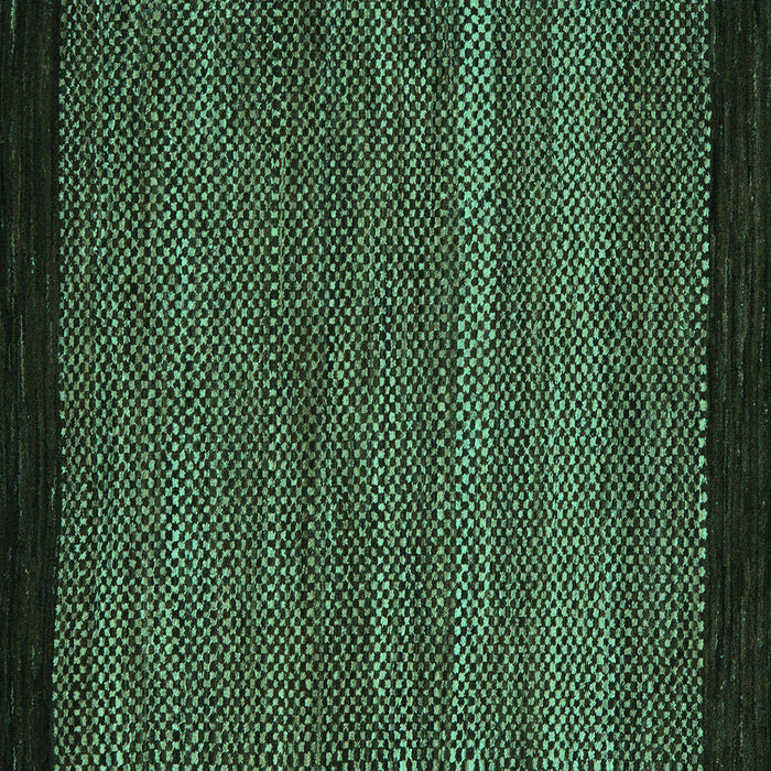 Square Oriental Turquoise Modern Rug, abs5505turq