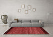 Modern Red Washable Rugs