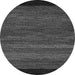 Round Oriental Gray Modern Rug, abs5505gry