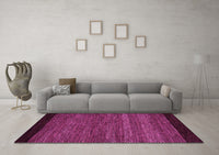 Machine Washable Oriental Pink Modern Rug, wshabs5505pnk