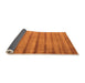 Sideview of Oriental Orange Modern Rug, abs5506org