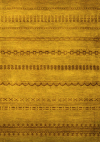 Oriental Yellow Modern Rug, abs5506yw